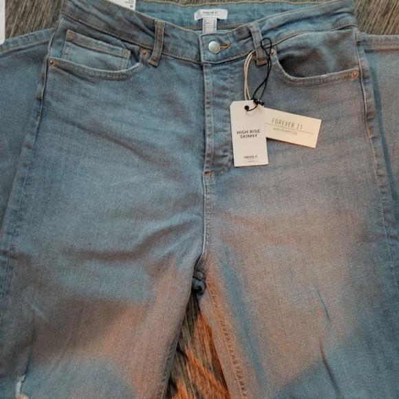 NWT Forever21 High Rise Skinny Jeans - Picture 11 of 11